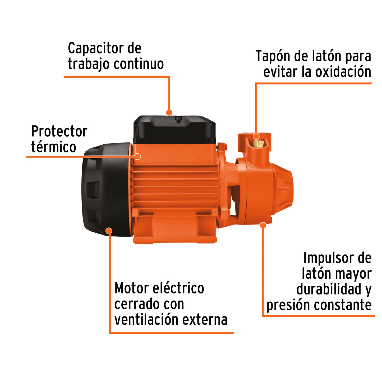 Bomba periférica 1/2HP