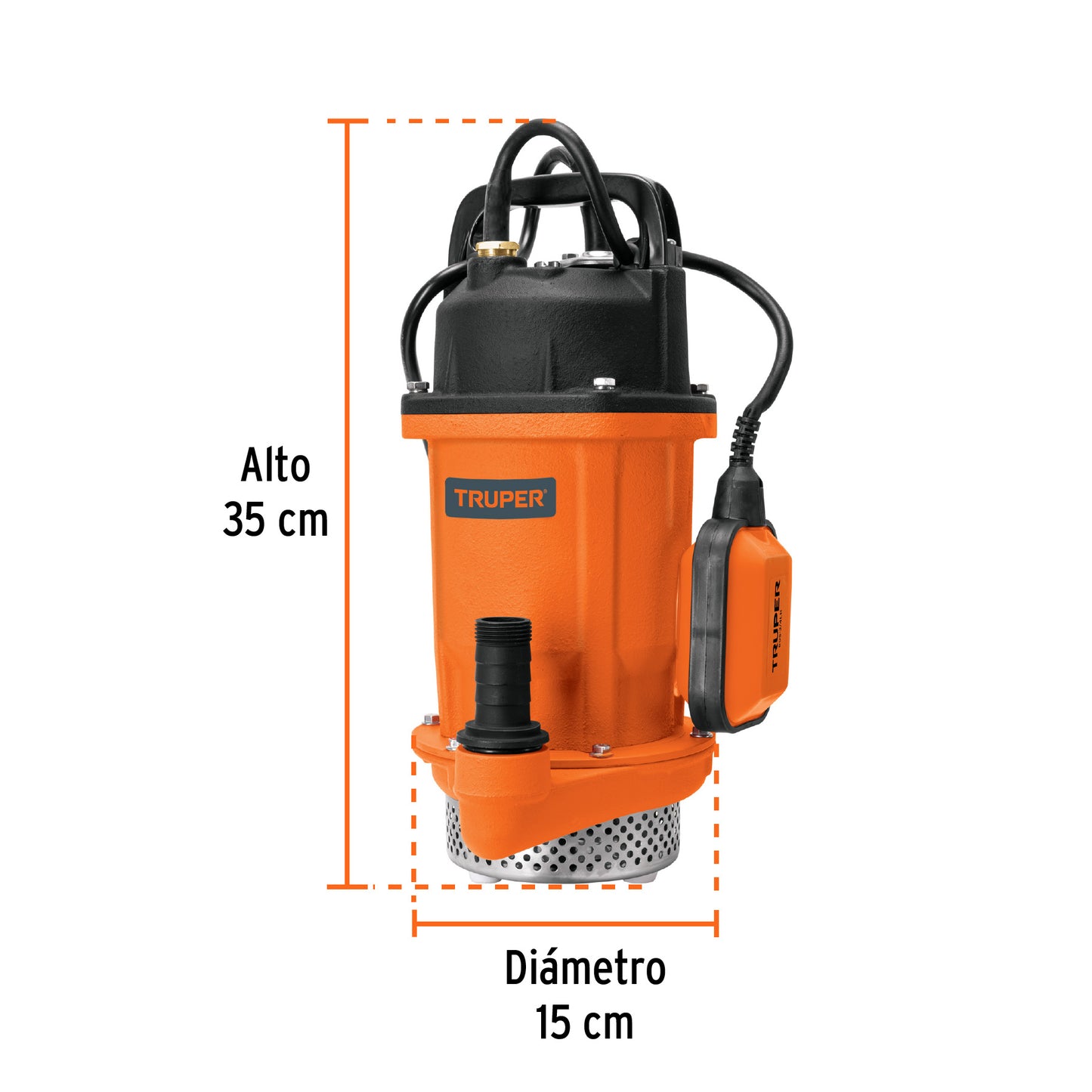 Bomba sumergible uso rudo 3/4 HP