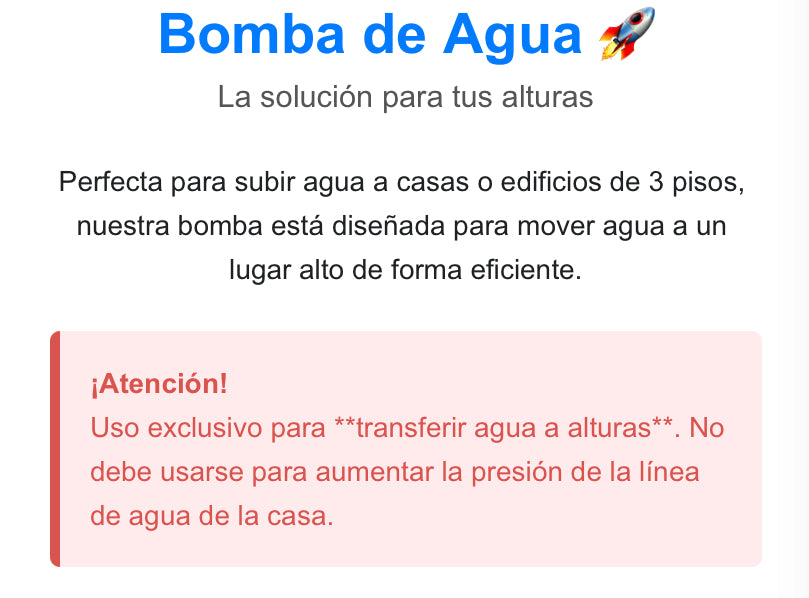 Bomba periférica 3/4