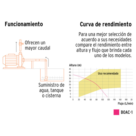 Bomba centrifuga 1 HP