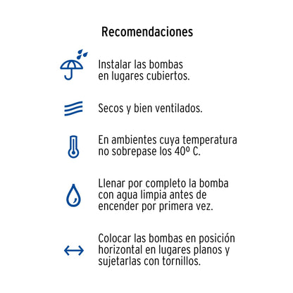 Bomba periférica 1/2HP