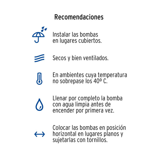 Bomba periférica 1/2HP