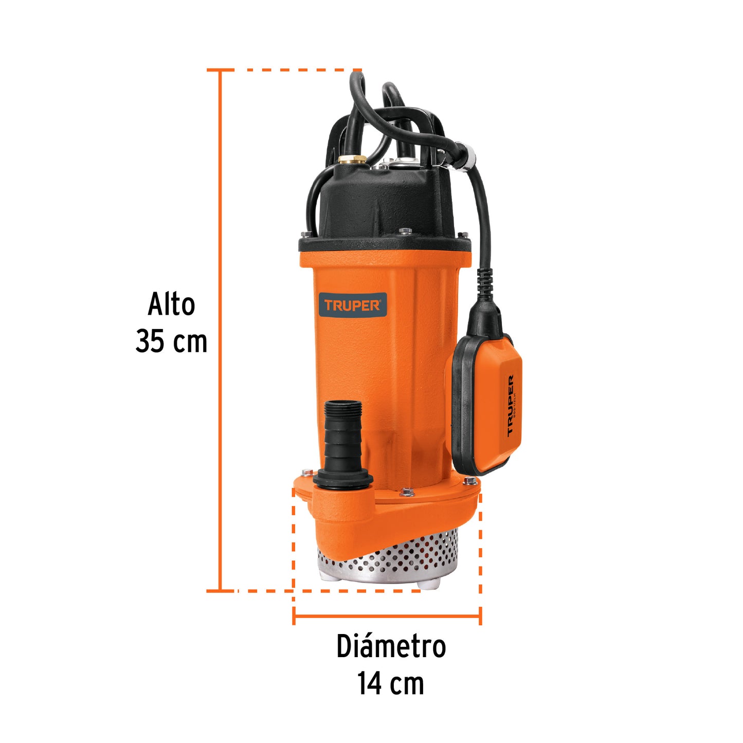 Bomba sumergible uso rudo 1/2 HP
