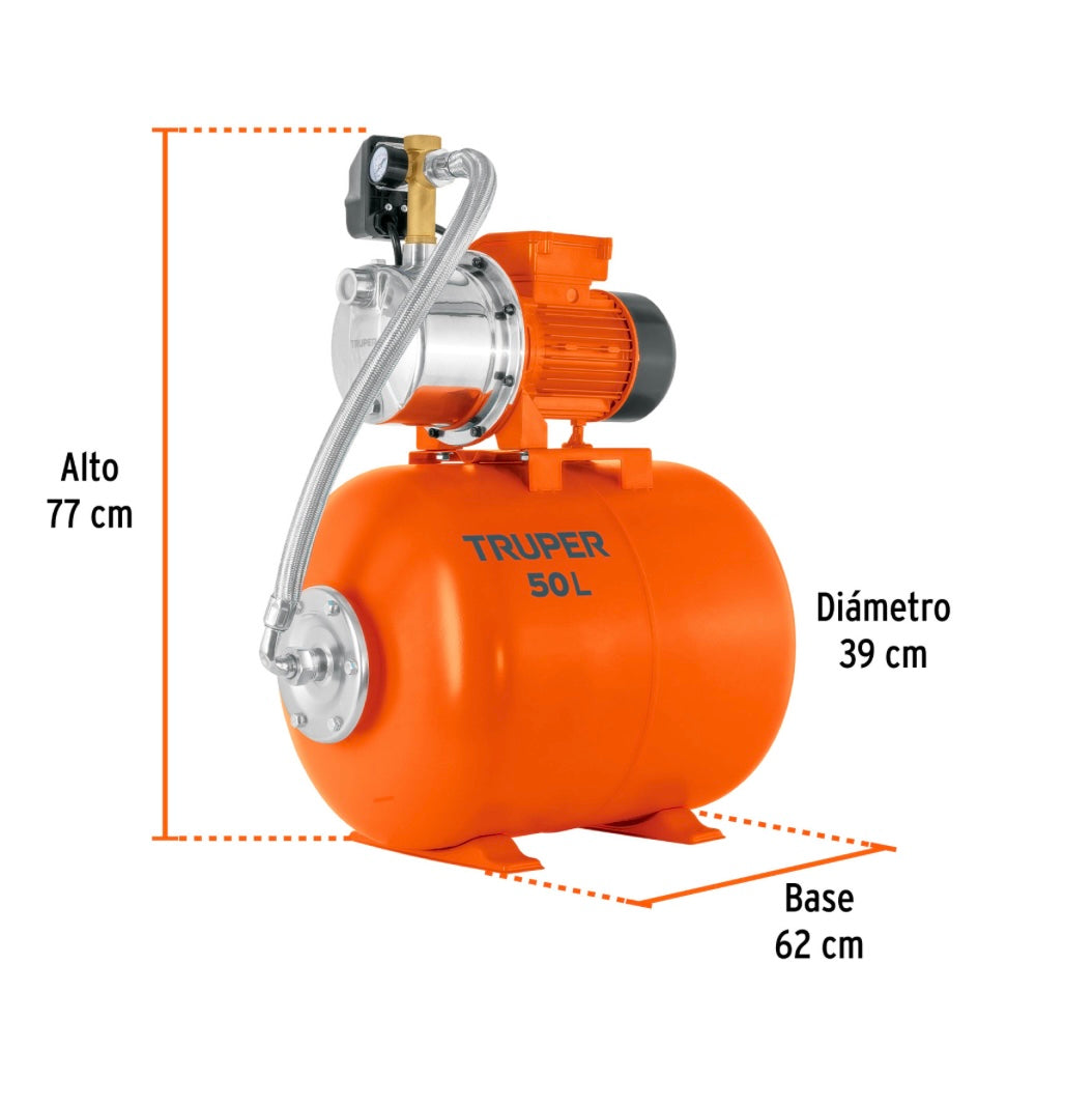 Equipo hidroneumático 50L